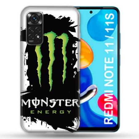 Coque Pour Xiaomi Redmi Note 11 / 11S Monster Energy Tache