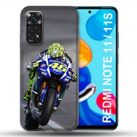 Coque Pour Xiaomi Redmi Note 11 / 11S Moto Course GP Wheeling 46