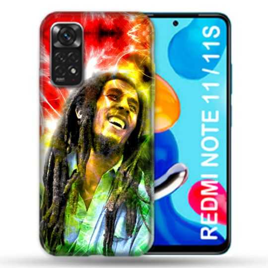 Coque Pour Xiaomi Redmi Note 11 / 11S Musique Bob Marley Color