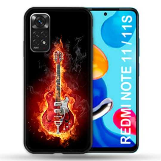 Coque Pour Xiaomi Redmi Note 11 / 11S Musique Guitare Electrique