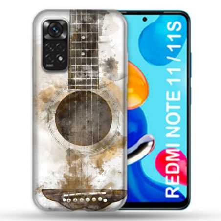 Coque Pour Xiaomi Redmi Note 11 / 11S Musique Guitare Tag
