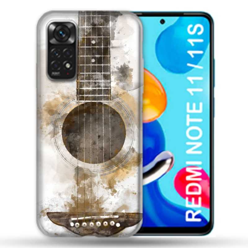 Coque Pour Xiaomi Redmi Note 11 / 11S Musique Guitare Tag