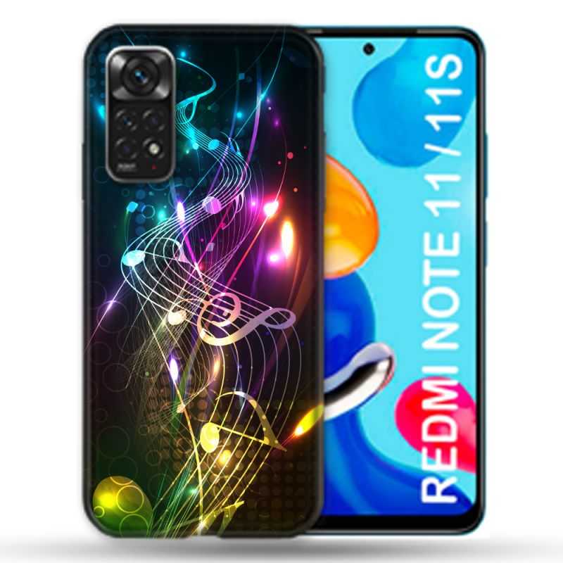 Coque Pour Xiaomi Redmi Note 11 / 11S Musique Partition Multicolore