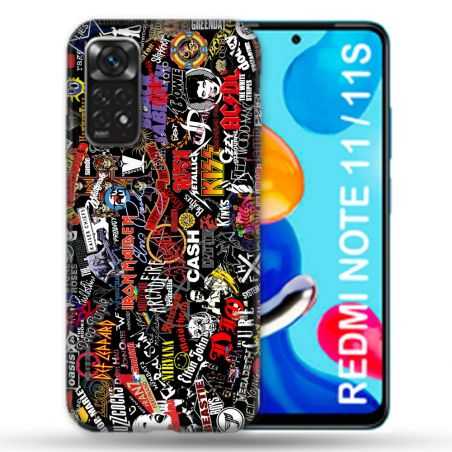Coque Pour Xiaomi Redmi Note 11 / 11S Musique Rock Groupe
