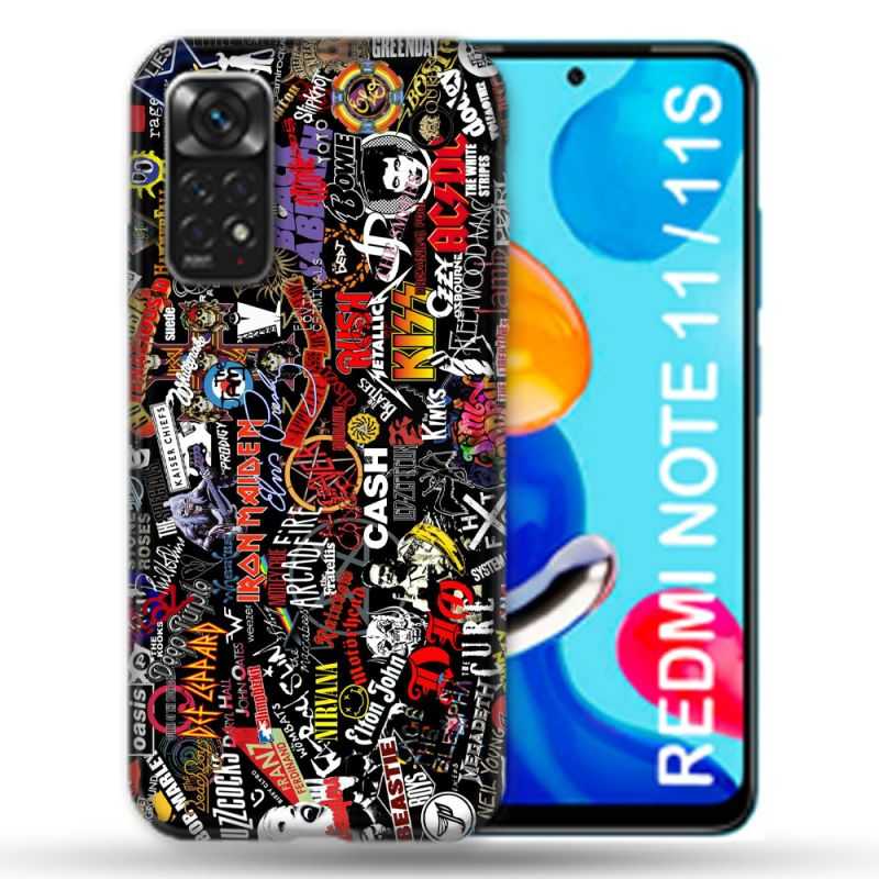 Coque Pour Xiaomi Redmi Note 11 / 11S Musique Rock Groupe