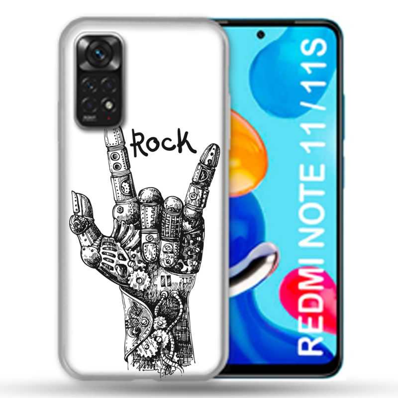Coque Pour Xiaomi Redmi Note 11 / 11S Musique Rock Main