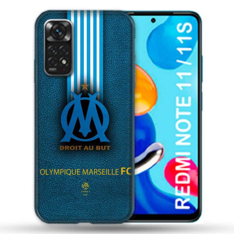 Coque Pour Xiaomi Redmi Note 11 / 11S Olympique Marseille OM Bande