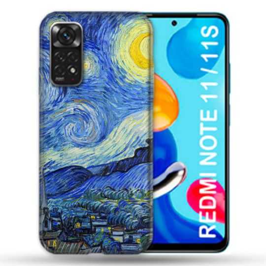 Coque Pour Xiaomi Redmi Note 11 / 11S Peinture La nuit étoilée