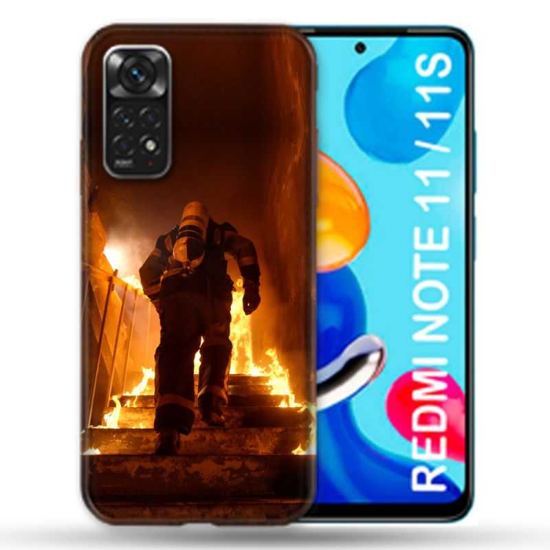Coque Pour Xiaomi Redmi Note 11 / 11S Pompier Escalier