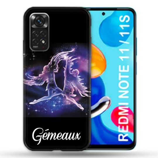 Coque Pour Xiaomi Redmi Note 11 / 11S Signe Zodiaque 2 Gémeaux