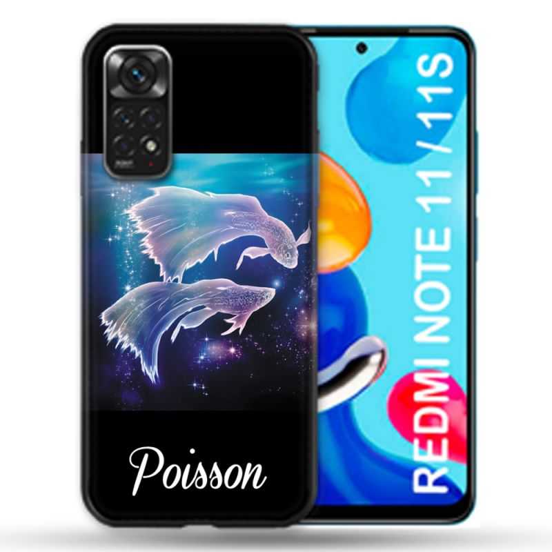 Coque Pour Xiaomi Redmi Note 11 / 11S Signe Zodiaque 2 Poisson