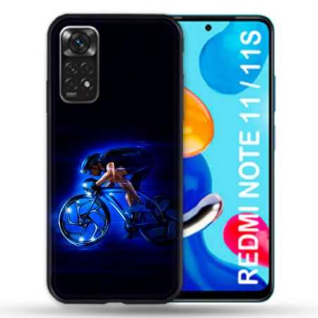 Coque Pour Xiaomi Redmi Note 11 / 11S Sport Cyclisme Bleu
