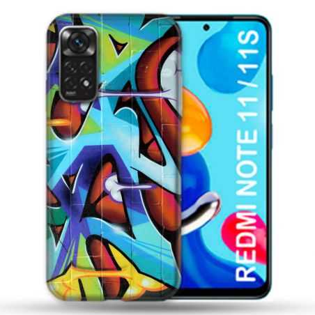 Coque Pour Xiaomi Redmi Note 11 / 11S Street Art Graf Color