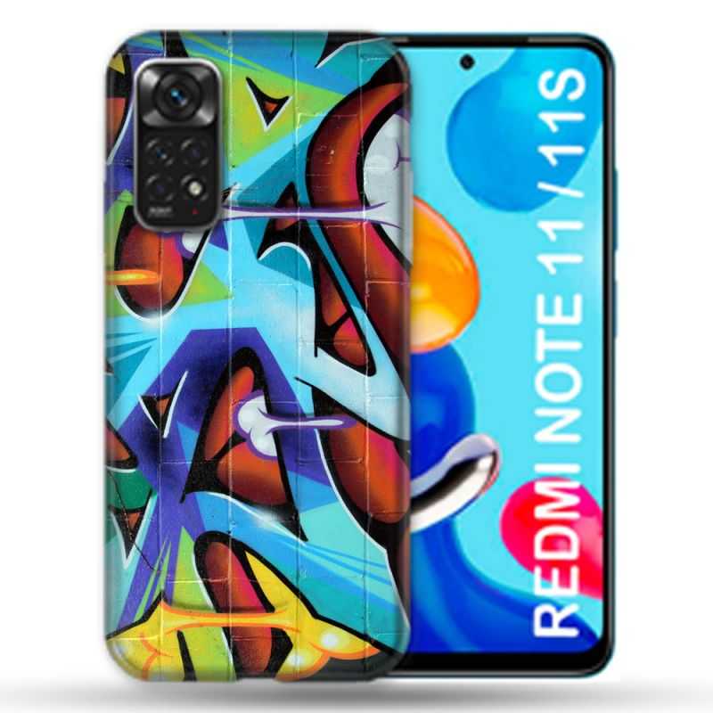 Coque Pour Xiaomi Redmi Note 11 / 11S Street Art Graf Color