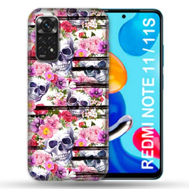 Coque Pour Xiaomi Redmi Note 11 / 11S Tete de Mort Pattern