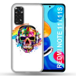 Coque Pour Xiaomi Redmi Note 11 / 11S Tete de Mort Tag