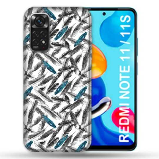 Coque Pour Xiaomi Redmi Note 11 / 11S Texture Plume Canard
