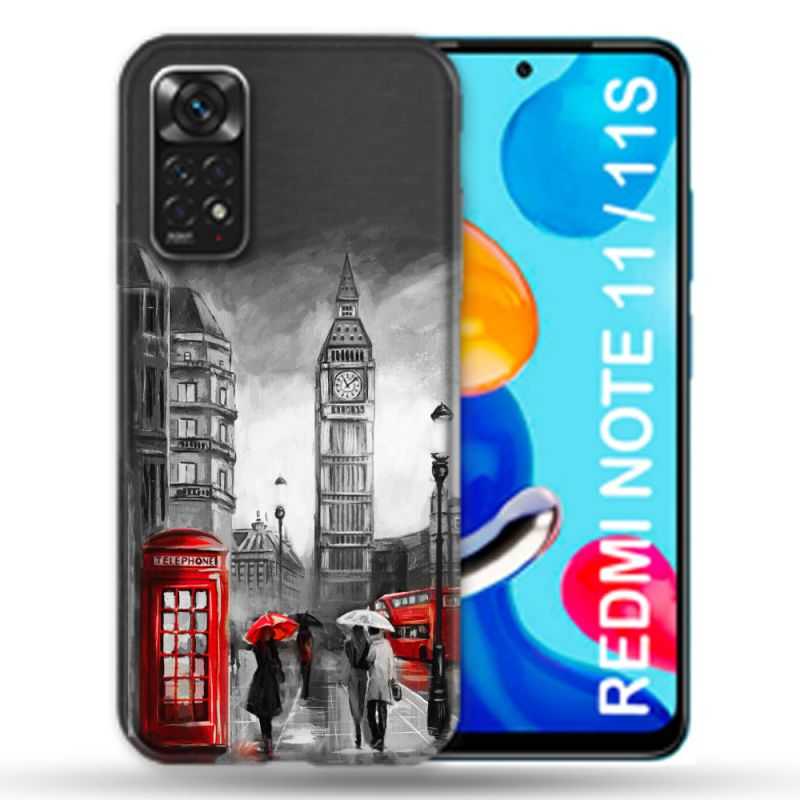 Coque Pour Xiaomi Redmi Note 11 / 11S Voyage Angleterre Londres Vintage