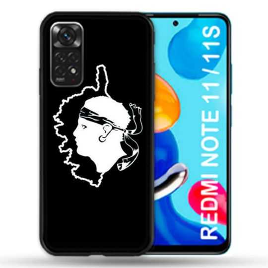 Coque Pour Xiaomi Redmi Note 11 / 11S Voyage Corse Noir