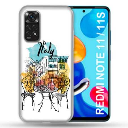 Coque Pour Xiaomi Redmi Note 11 / 11S Voyage Italie Vintage