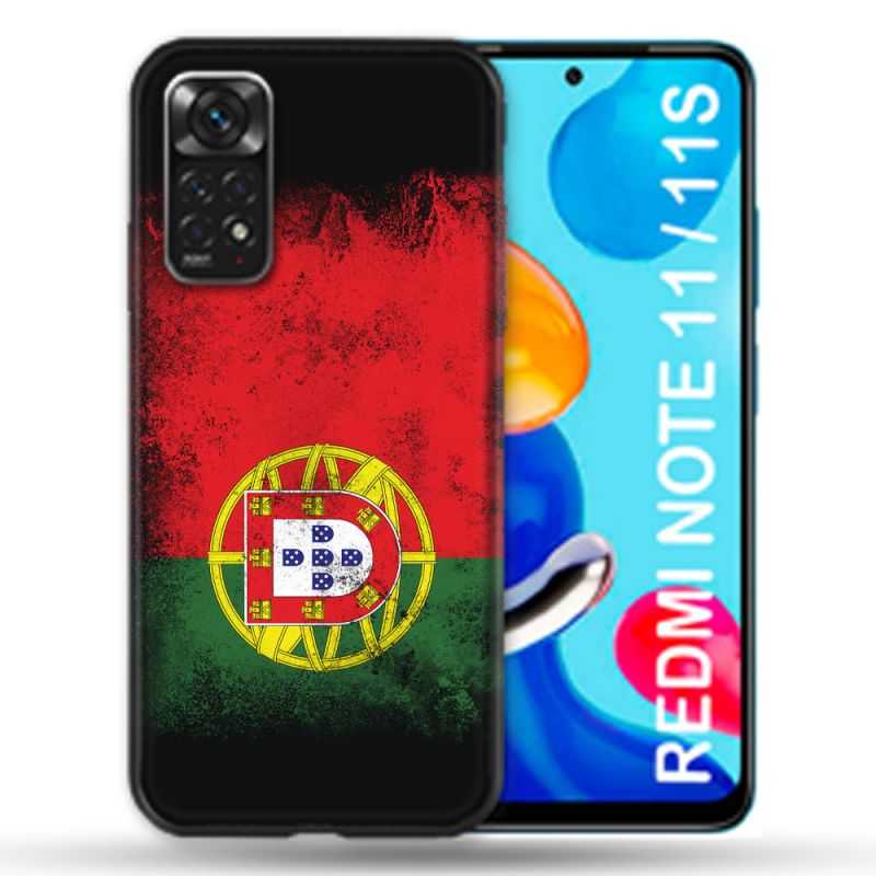 Coque Pour Xiaomi Redmi Note 11 / 11S Voyage Portugal Drapeau