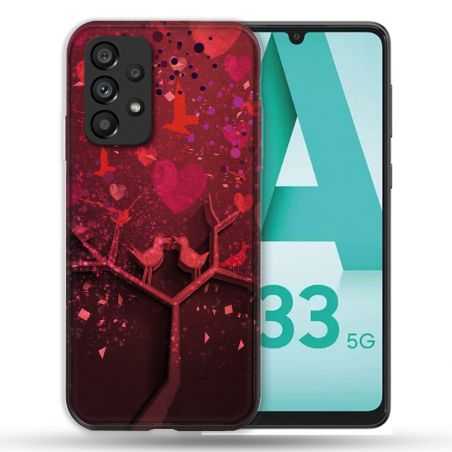 Coque Pour Samsung Galaxy A33 5G Amour Arbre
