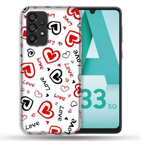 Coque Pour Samsung Galaxy A33 5G Amour Love