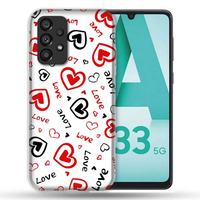 Coque Pour Samsung Galaxy A33 5G Amour Love