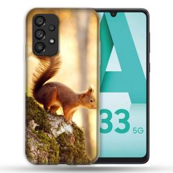 Coque Pour Samsung Galaxy A33 5G Animal Ecureuil Bois