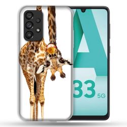 Coque Pour Samsung Galaxy A33 5G Animal Girafe Blanche