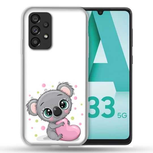 Coque Pour Samsung Galaxy A33 5G Animal Koala C?ur