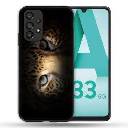 Coque Pour Samsung Galaxy A33 5G Animal Leopard Yeux