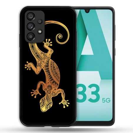 Coque Pour Samsung Galaxy A33 5G Animal Lezard Noir
