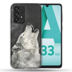 Coque Pour Samsung Galaxy A33 5G Animal Loup Hurlement