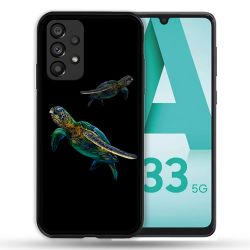 Coque Pour Samsung Galaxy A33 5G Animal Tortue Noire multicolore