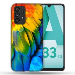Coque Pour Samsung Galaxy A33 5G Animal Perroquet Plume