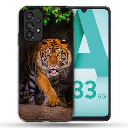 Coque Pour Samsung Galaxy A33 5G Animal Tigre Jungle