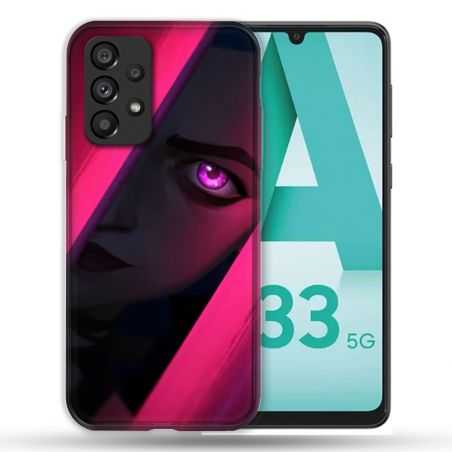 Coque Pour Samsung Galaxy A33 5G Arcane Jynx Rose