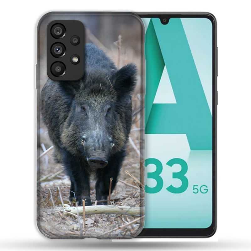 Coque Pour Samsung Galaxy A33 5G Chasse Sanglier Pin