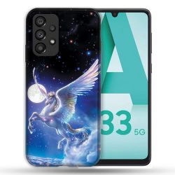 Coque Pour Samsung Galaxy A33 5G Fantastique Licorne Céleste