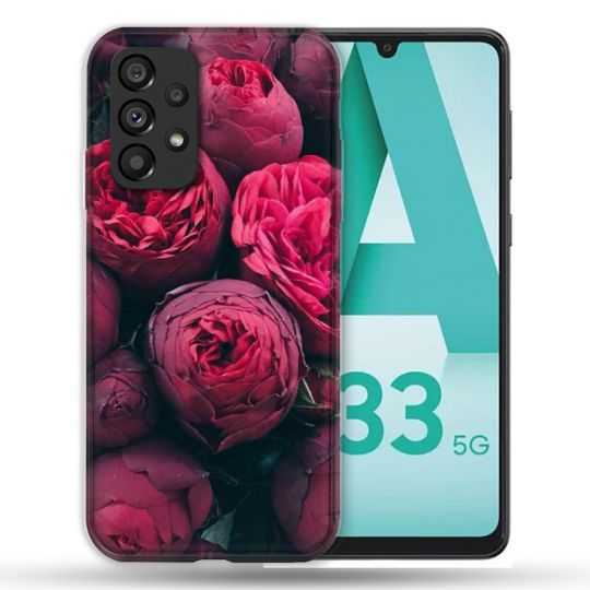 Coque Pour Samsung Galaxy A33 5G Fleur Pivoine