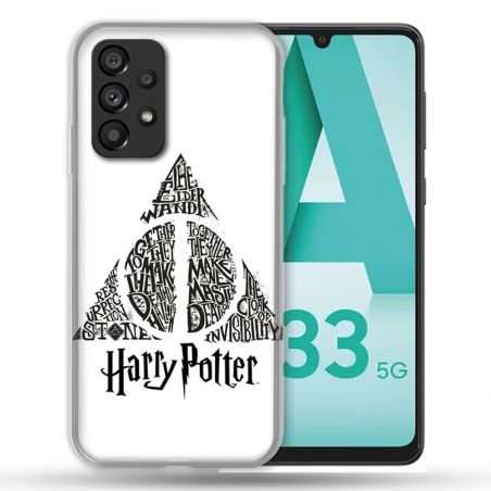 Coque Pour Samsung Galaxy A33 5G Harry Potter Hollows triangle Blanc