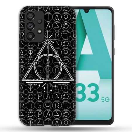 Coque Pour Samsung Galaxy A33 5G Harry Potter Hollows Triangle Noir