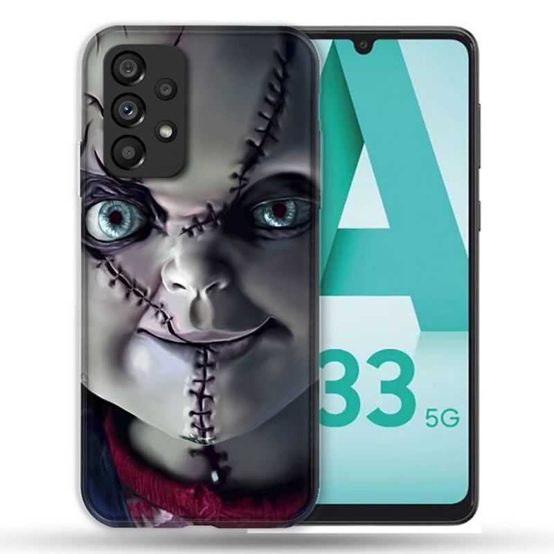 Coque Pour Samsung Galaxy A33 5G Horreur Chucky Cicatrice