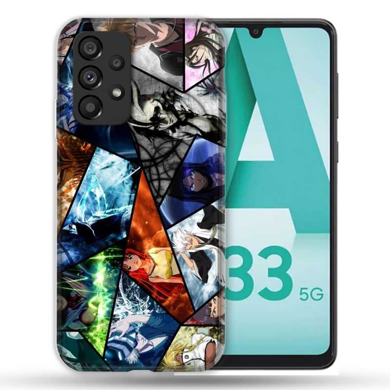 Coque Pour Samsung Galaxy A33 5G Manga Bleach Pele Mele