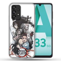 Coque Pour Samsung Galaxy A33 5G Manga Demon Slayer Blanc
