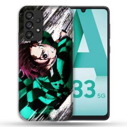 Coque Pour Samsung Galaxy A33 5G Manga Demon Slayer Tanjiro