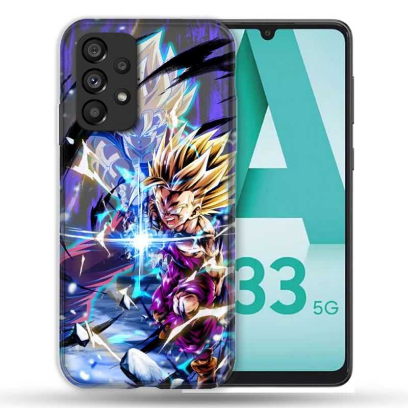 Coque Pour Samsung Galaxy A33 5G Manga Dragon Ball Sangohan Duo