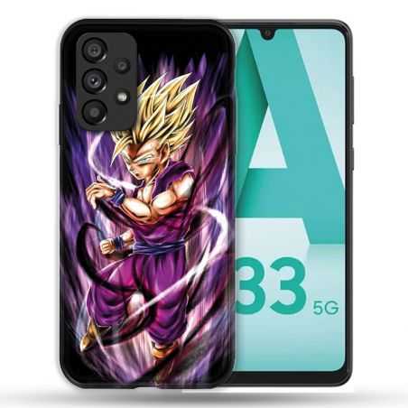 Coque Pour Samsung Galaxy A33 5G Manga Dragon Ball Sangohan Violet