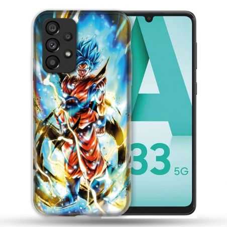 Coque Pour Samsung Galaxy A33 5G Manga Dragon Ball Sangoku Blanc